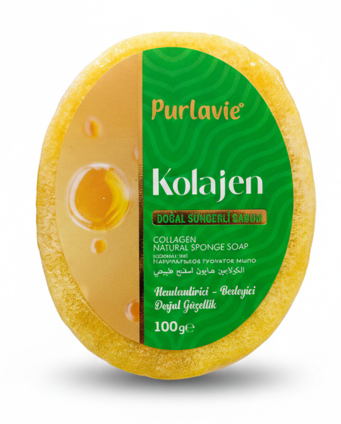 Süngerli Sabun - Kolajen 100g